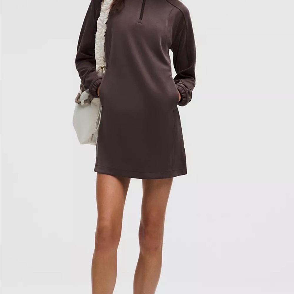lululemon athletica Dark Brown Long Sleeve Dress